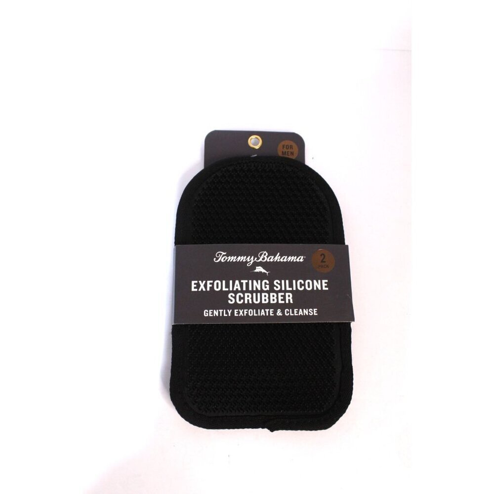 Tommy Bahama Exfoliating Silicone Scrubber Gently Exfoliate One Size‎ New 2 Pack
